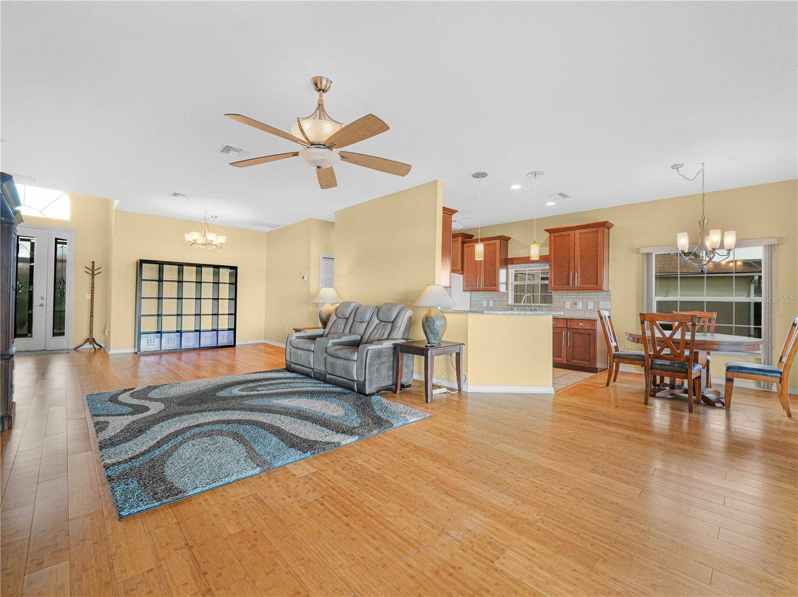 5385 HOGAN LANE, Winter Haven, FL 33884 Living Room with Bamboo Flooring