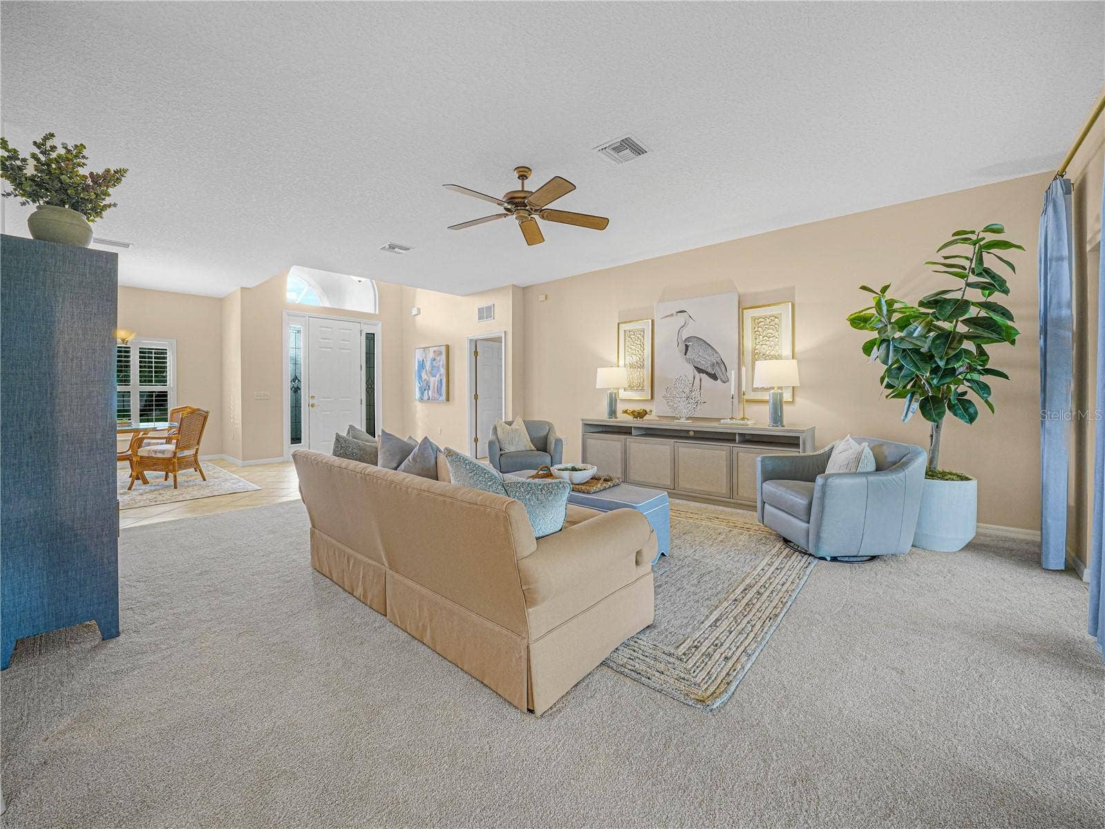 4299 ASHTON CLUB DRIVE, Lake Wales, FL 33859 Spacious Living Room