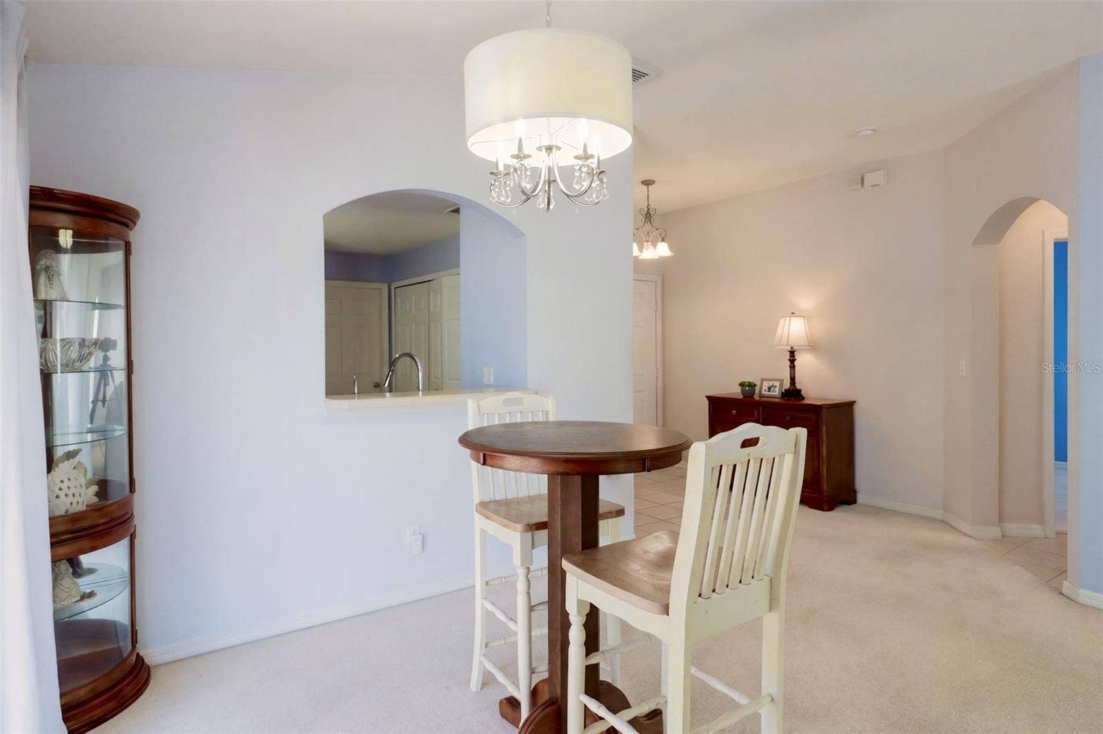 3437 GRENVILLE DRIVE, Winter Haven, FL 33884 Formal Dining Room with Custom Light Fixture