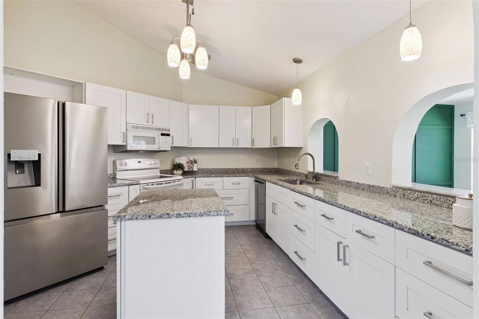 Remodeled Kitchen with Soft Close Hinges and Brush Nickel Hardware