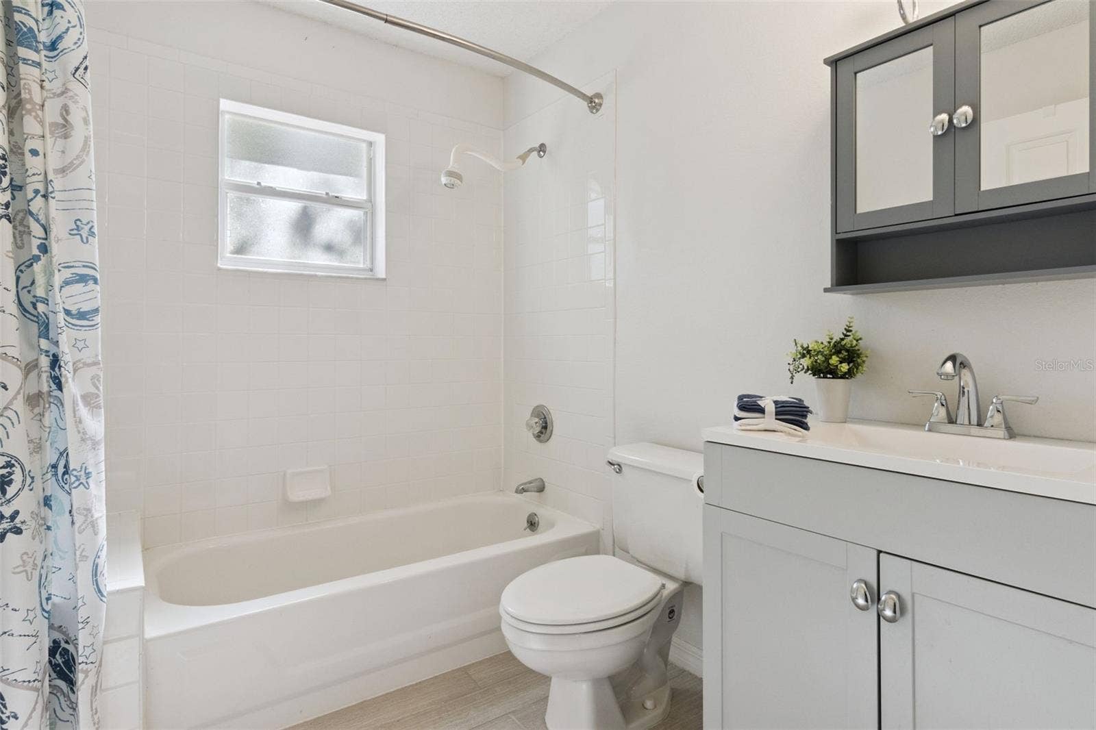 Guest Bathroom with updated Vanity