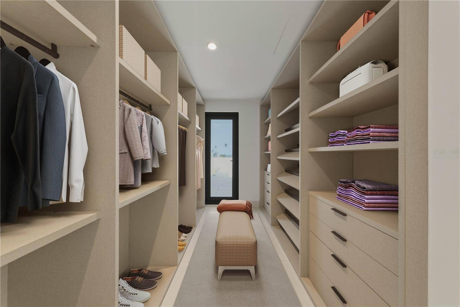 G8 ATLANTIC DRIVE, 7000 BAHIA BEACH BLVD., Rio Grande, PR 00745 Walk-In Closet - This image has been virtually staged and does not reflect the current state of the property.
