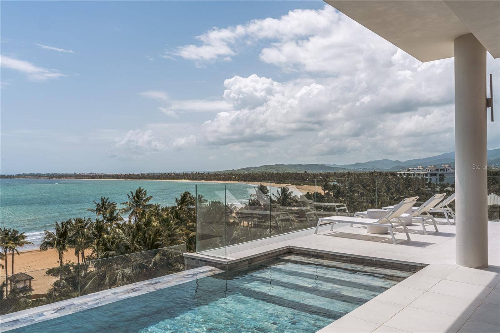 Ocean Drive PH FOUR SEASONS PRIVATE RESIDENCES, #6502, Rio Grande, PR 00745 Pool at Second Floor Terrace & Oceanfront View