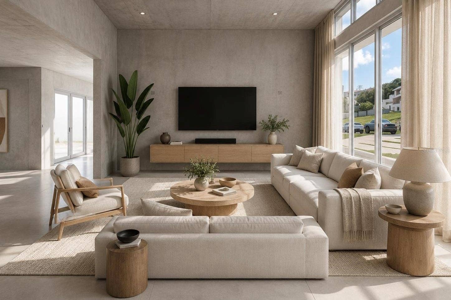 13 HOON SHELL ROAD | SURFSIDE, Humacao, PR 00791 Living Room - Conceptual Rendering