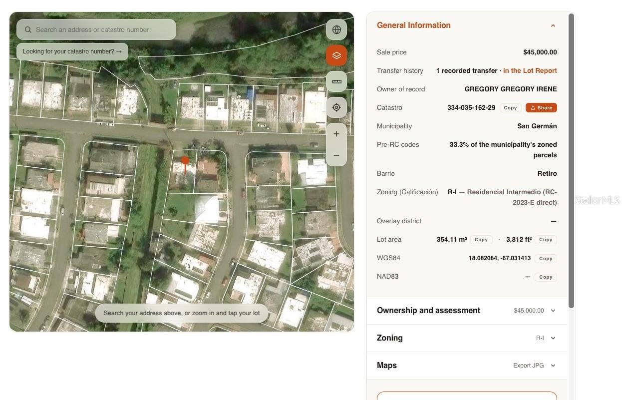 SR-122 km 1.1 CALLE K URB RIVERSIDE, #M-1, San German, PR 00683 AE ZONE CODE MAP ( Flood Insurance is required in order to have a loan )