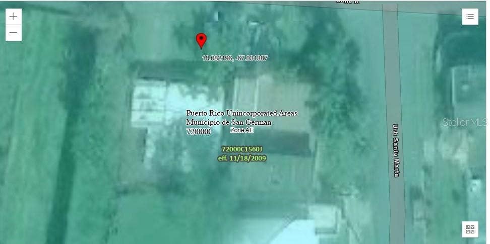 SR-122 km 1.1 CALLE K URB RIVERSIDE, #M-1, San German, PR 00683 AE ZONE CODE MAP ( Flood Insurance is required in order to have a loan )