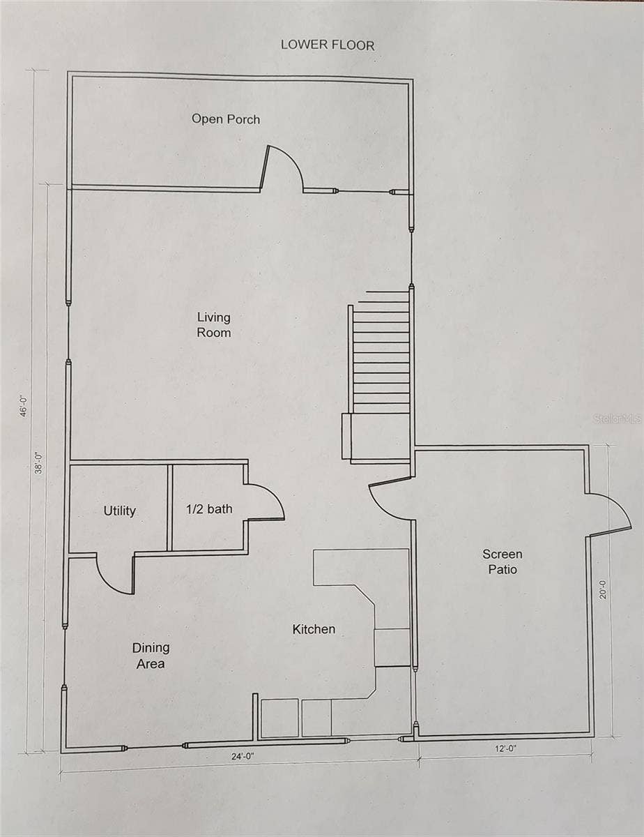 1190 S GOODMAN ROAD, Champions Gate, FL 33896 Floor Plan - 1st Floor