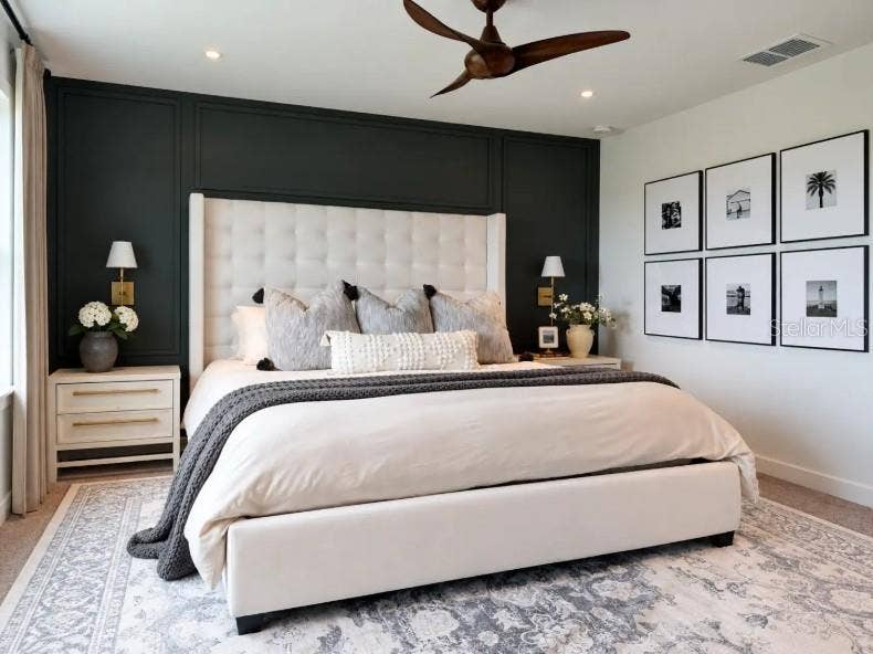 Decorated Primary Suite