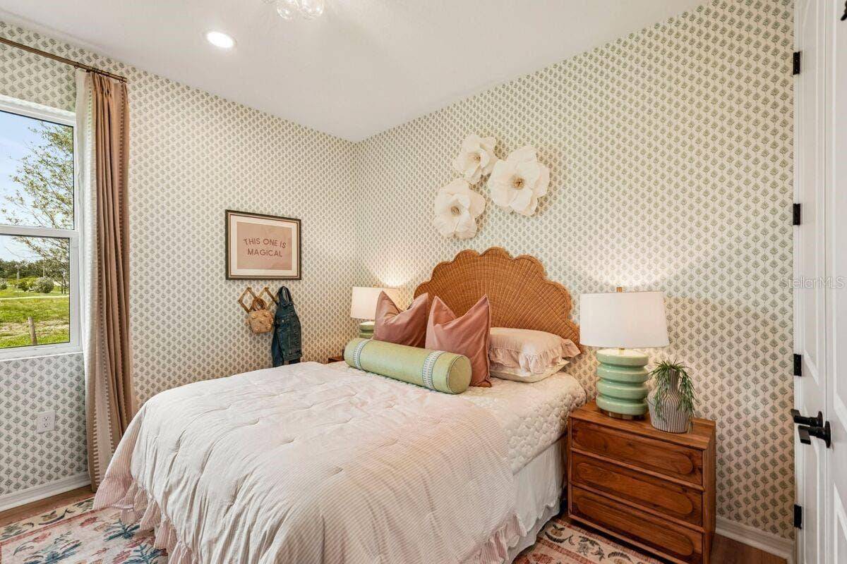 24520 SW KINGSWAY CIRCLE, Lake Suzy, FL 34269 Bedroom 3-Pictures are of Model Home for representational purposes only.