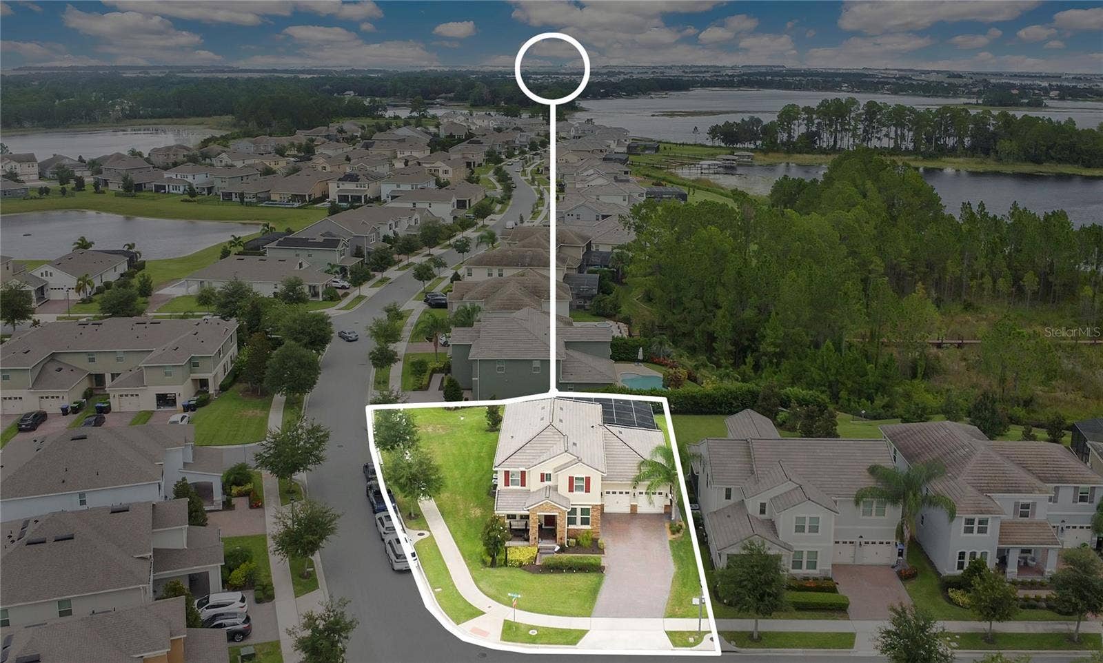 10007 LITTLE ALCOVE LOOP, Winter Garden, FL 34787 AERIAL VIEW