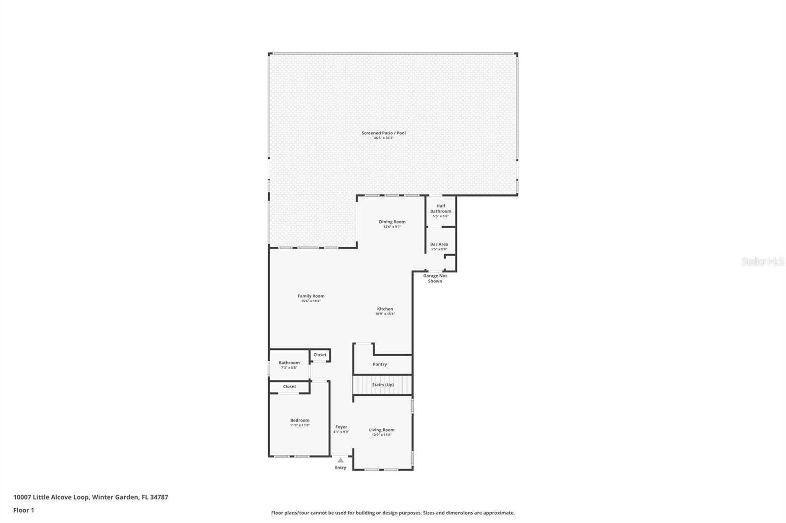 10007 LITTLE ALCOVE LOOP, Winter Garden, FL 34787 FLOOR PLAN
