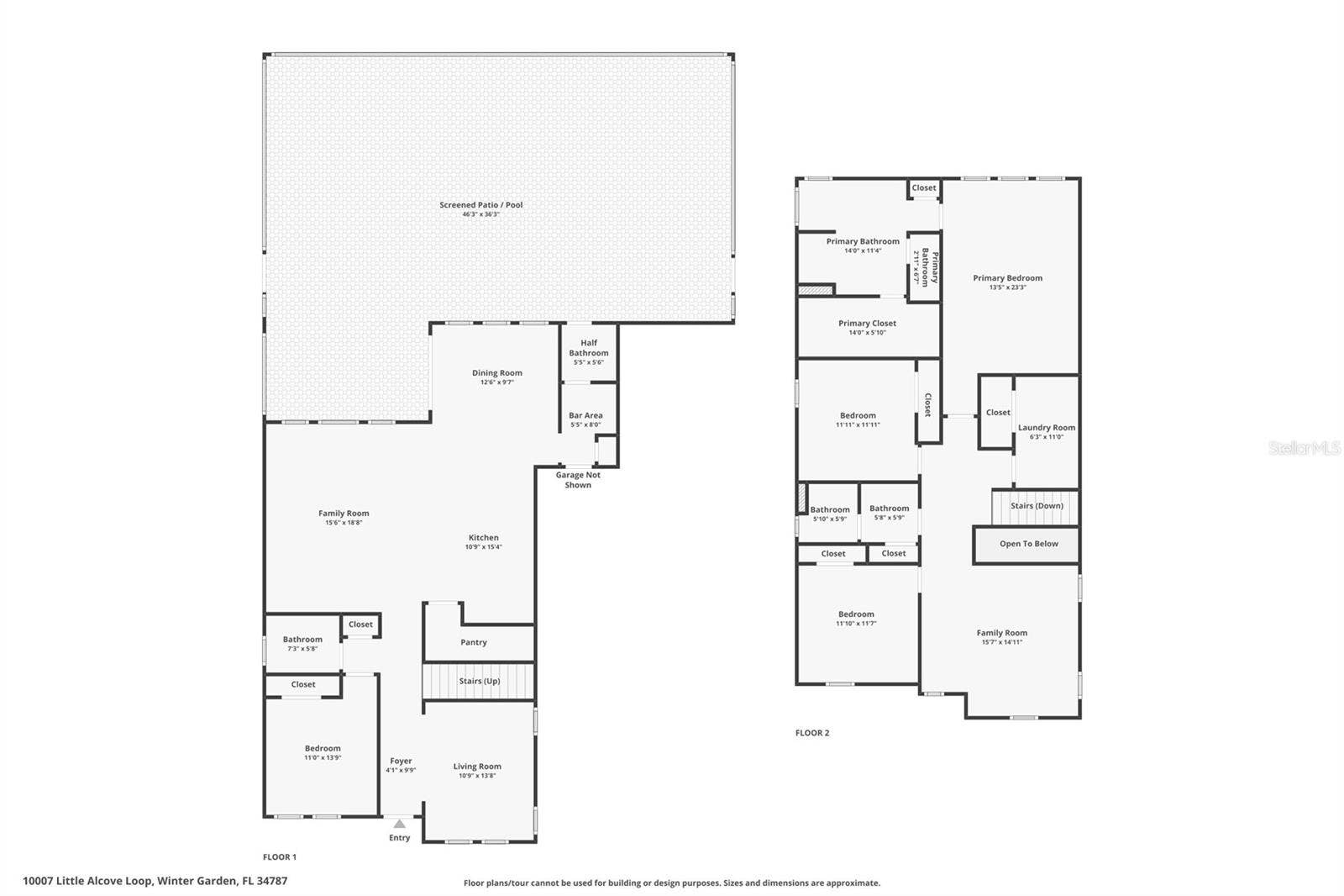 10007 LITTLE ALCOVE LOOP, Winter Garden, FL 34787 FLOOR PLAN