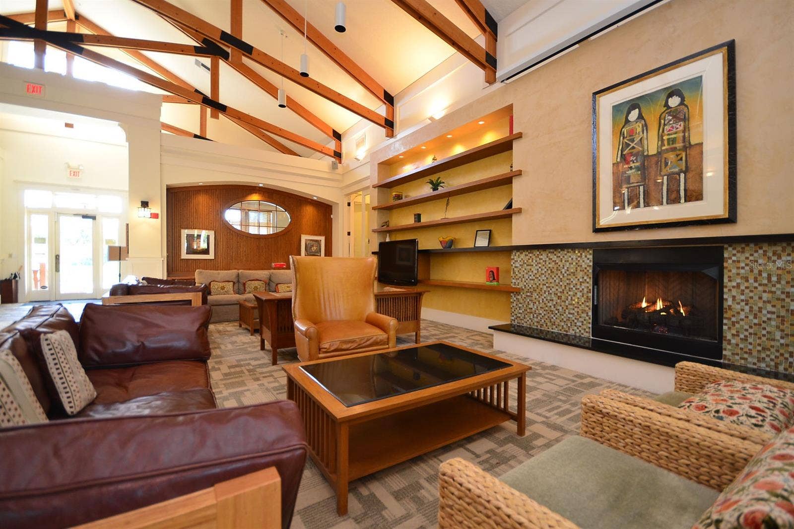 1231 WRIGHT CIR, #308, Celebration, FL 34747 Clubhouse Lounging Area