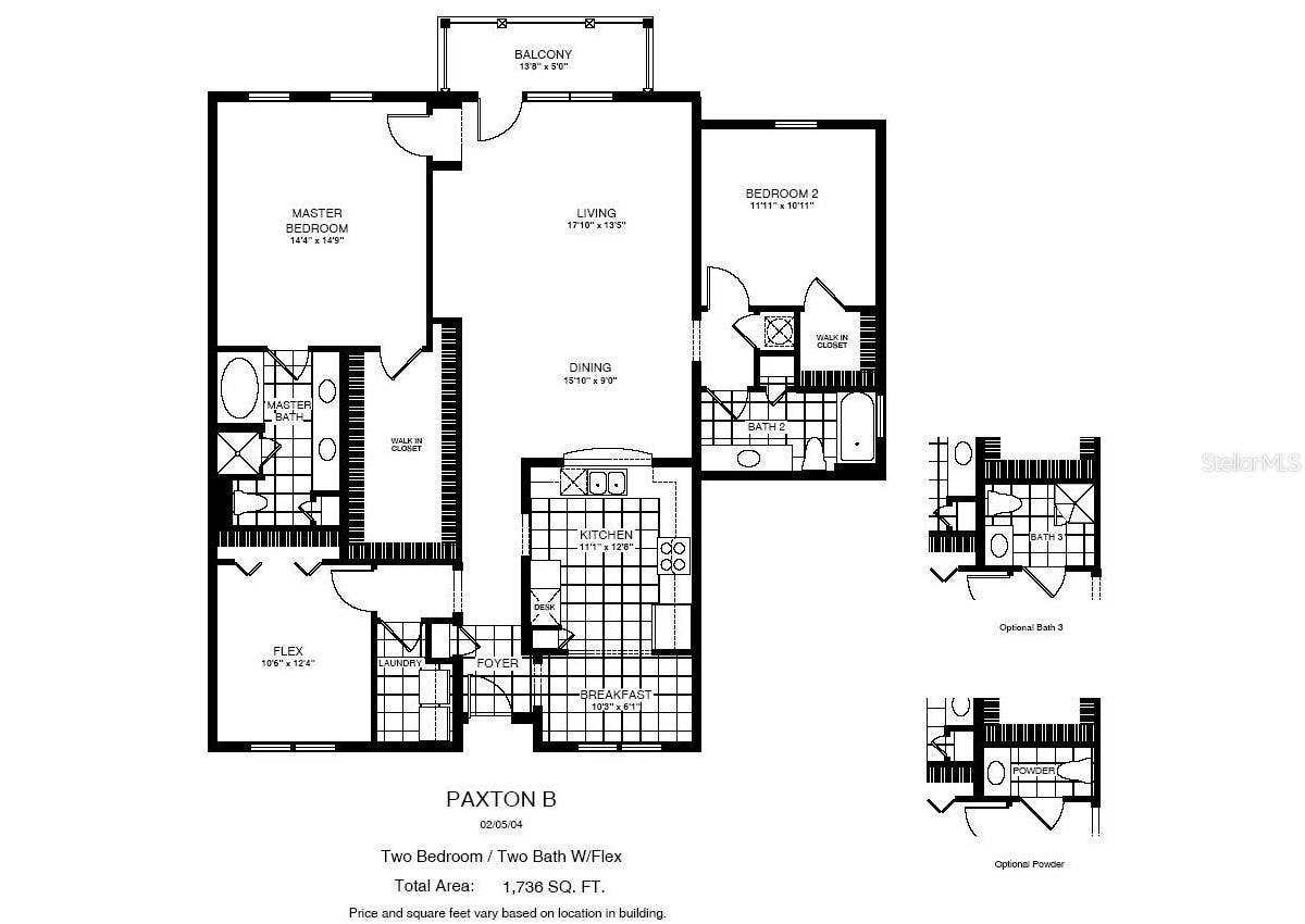 1231 WRIGHT CIR, #308, Celebration, FL 34747 Paxton B Floorplan