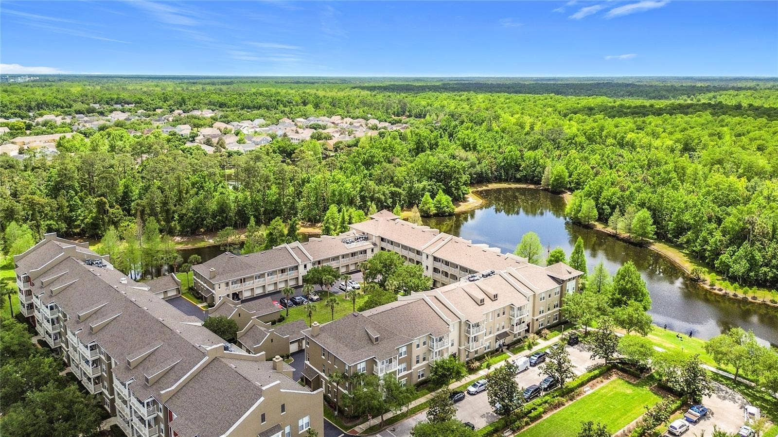 1231 WRIGHT CIR, #308, Celebration, FL 34747 Aerial of Building 1 & 2 at Artisan Club Condos