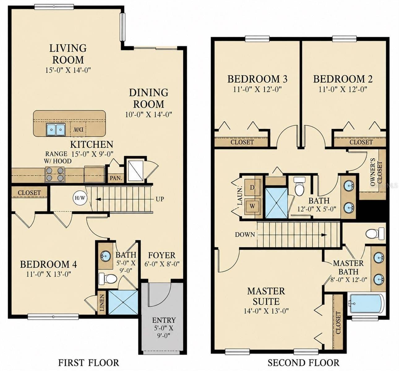 374 OCEAN COURSE AVENUE, Davenport, FL 33896 Floor Plan.