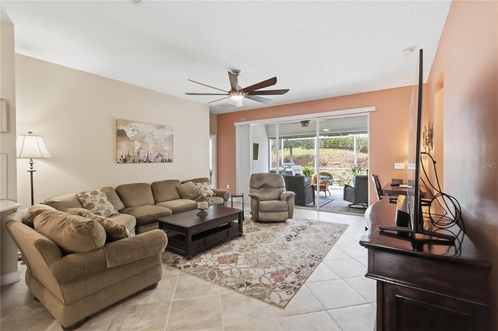 1361 OLYMPIC CLUB BOULEVARD, Champions Gate, FL 33896 Family room opens to large lanai