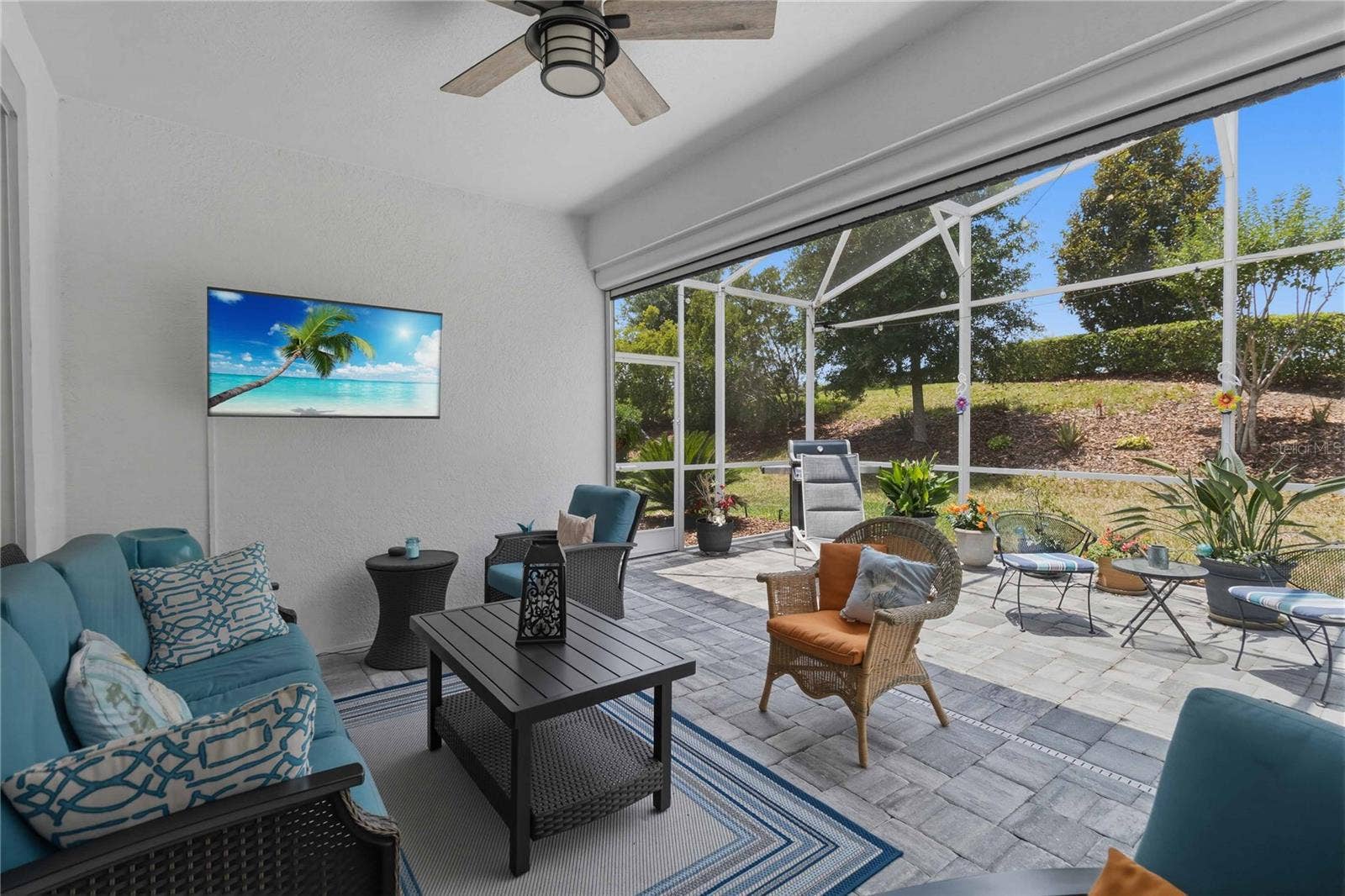 1361 OLYMPIC CLUB BOULEVARD, Champions Gate, FL 33896 extended lanai with private view