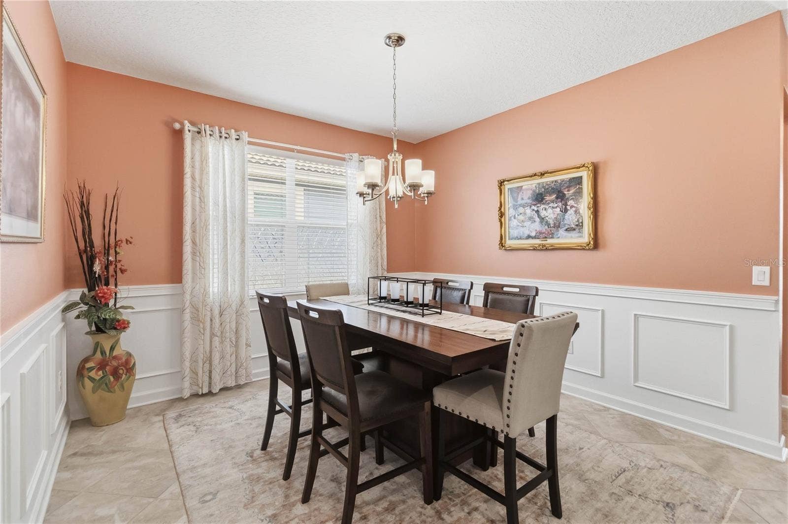 1361 OLYMPIC CLUB BOULEVARD, Champions Gate, FL 33896 dining area/flex space with wainscoting