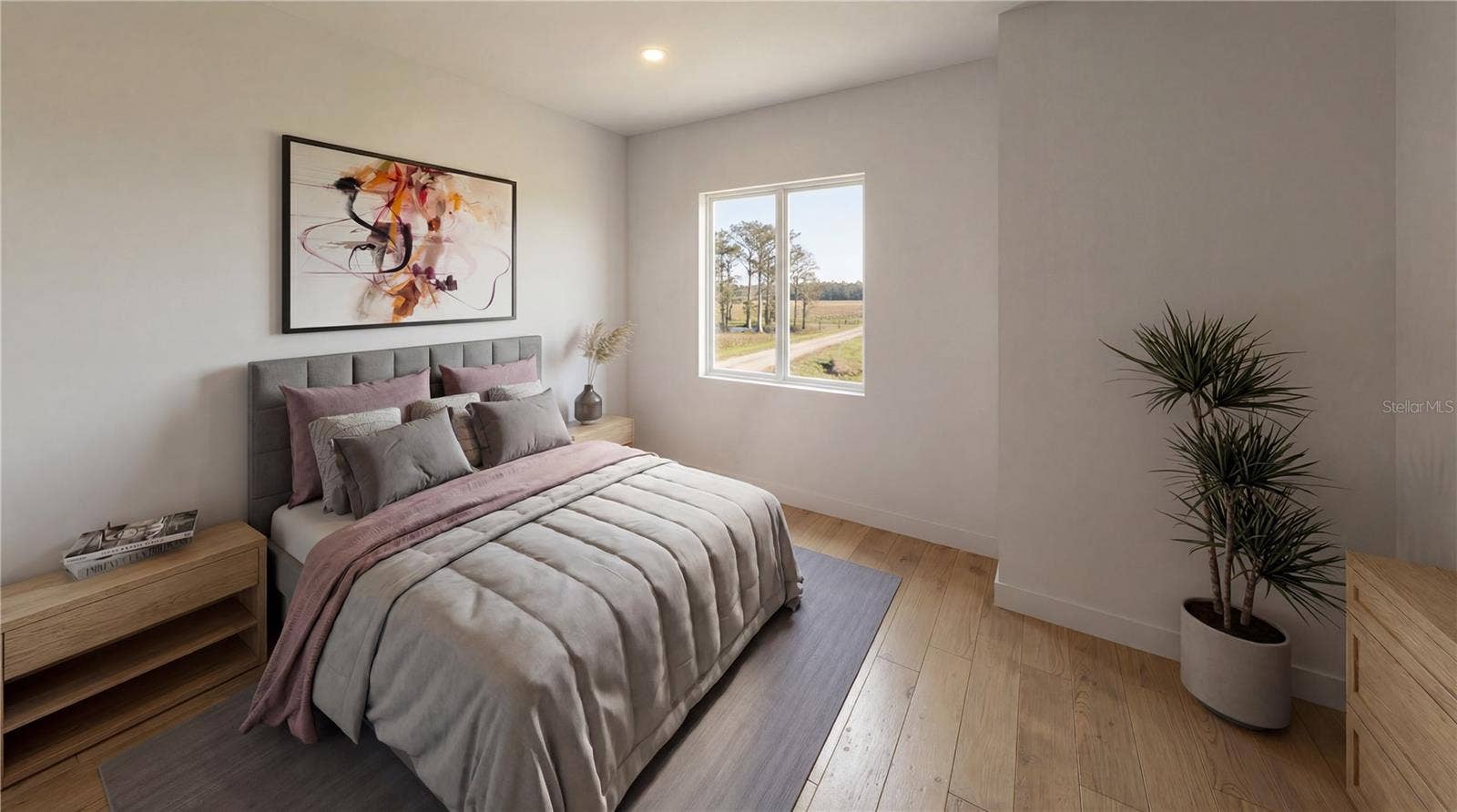 3654 HIDDEN RIVER LANE, Tavares, FL 32778 Bedroom illustration 2 - bedrooms 3 & 4 also offer ample space & built-in closets