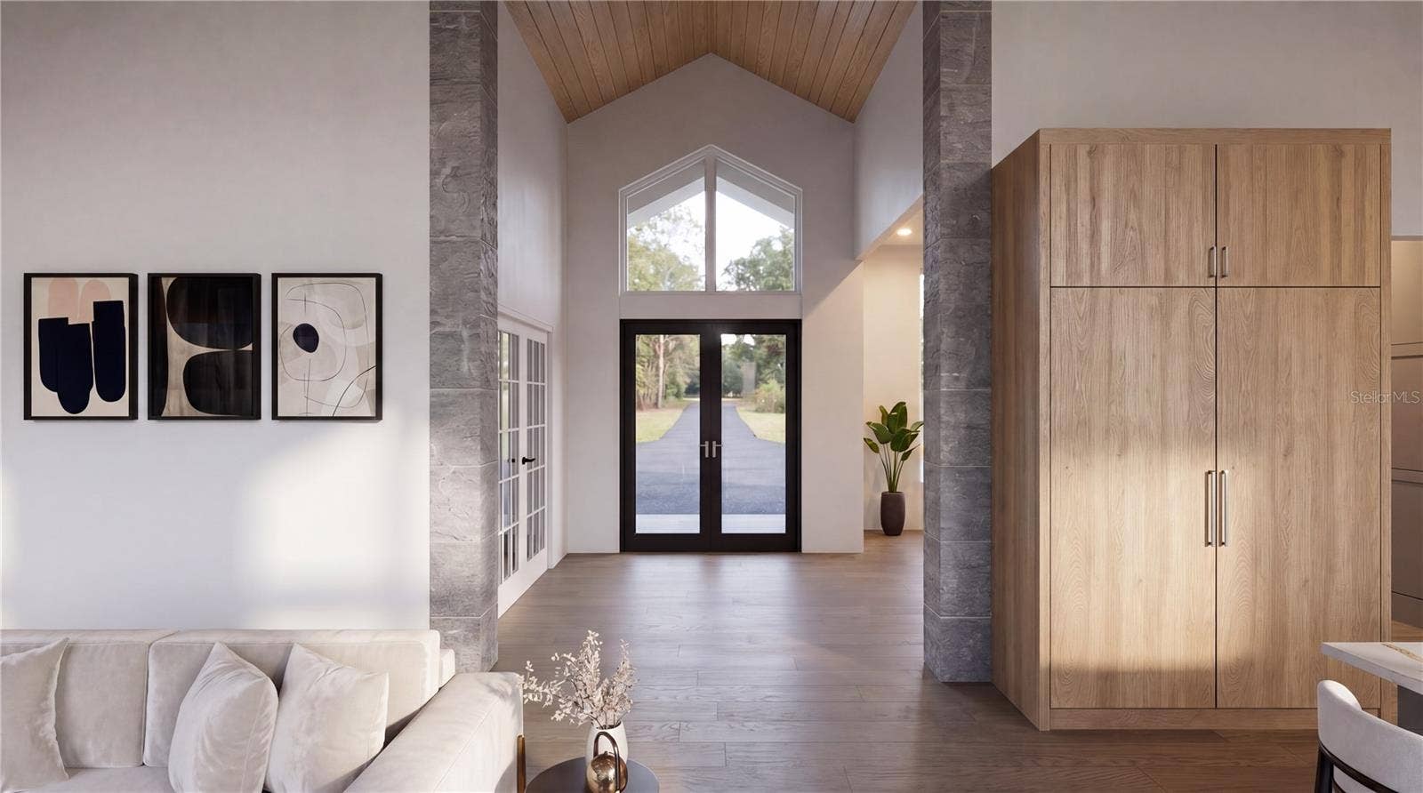 3654 HIDDEN RIVER LANE, Tavares, FL 32778 16ft high foyer for drama and grandeur with modern steel entry door