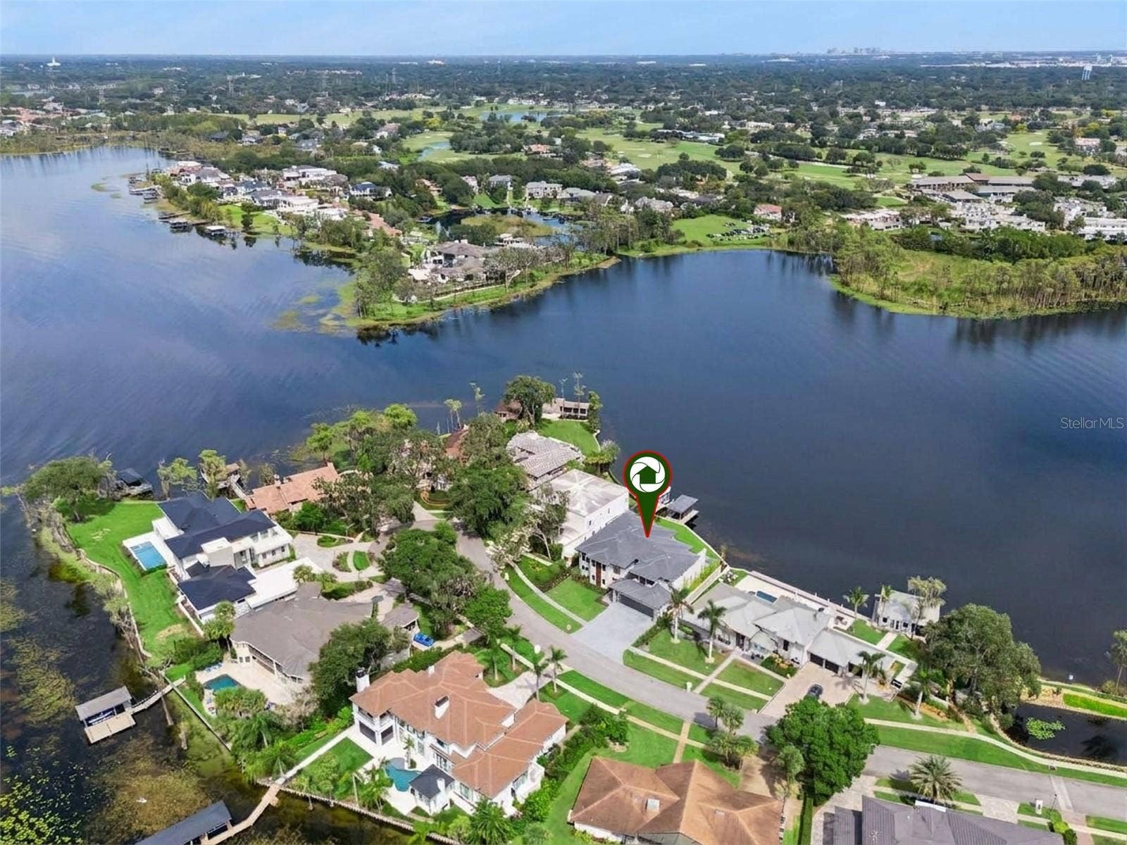 9117 BAY POINT DRIVE, Orlando, FL 32819 Private peninsula
