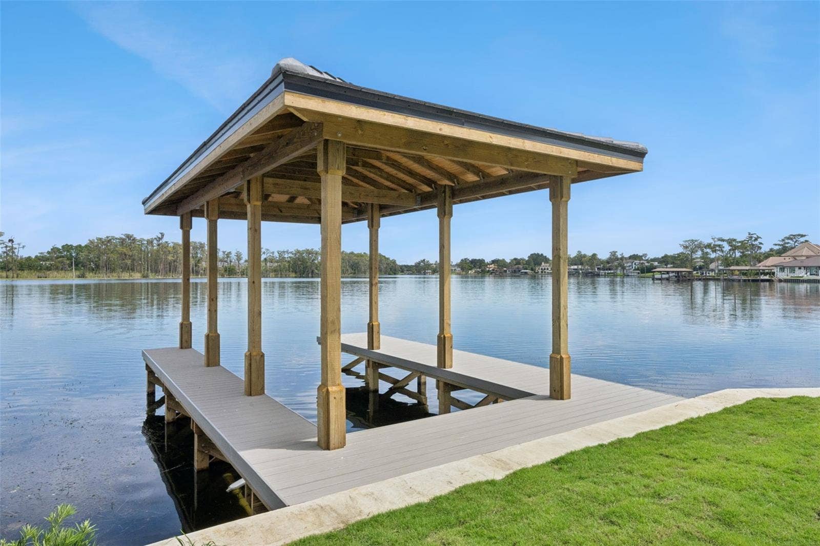 9117 BAY POINT DRIVE, Orlando, FL 32819 Dock - large enough for a 26 foot boat