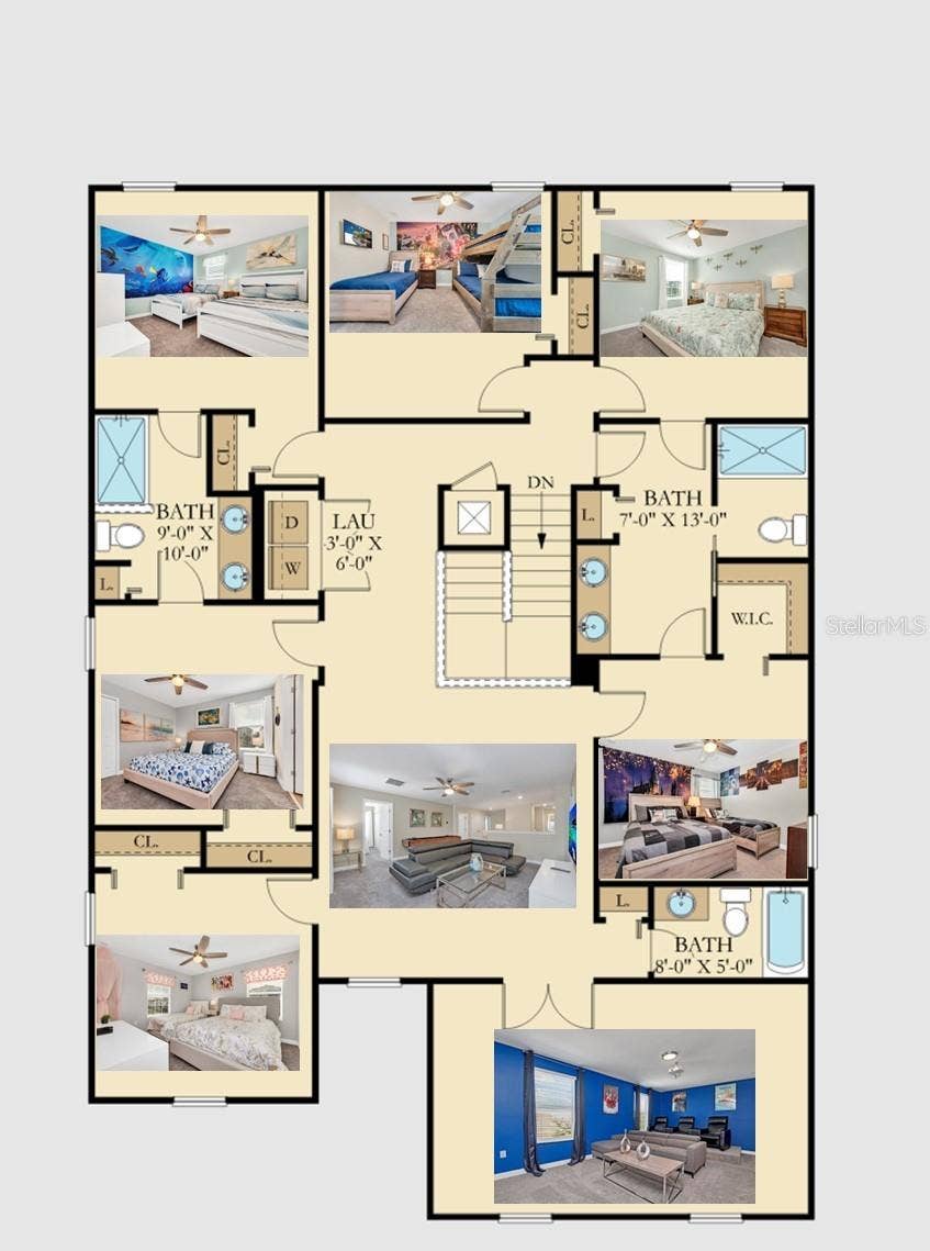1598 SANDBAGGER, Davenport, FL 33896 2nd Floor Plan