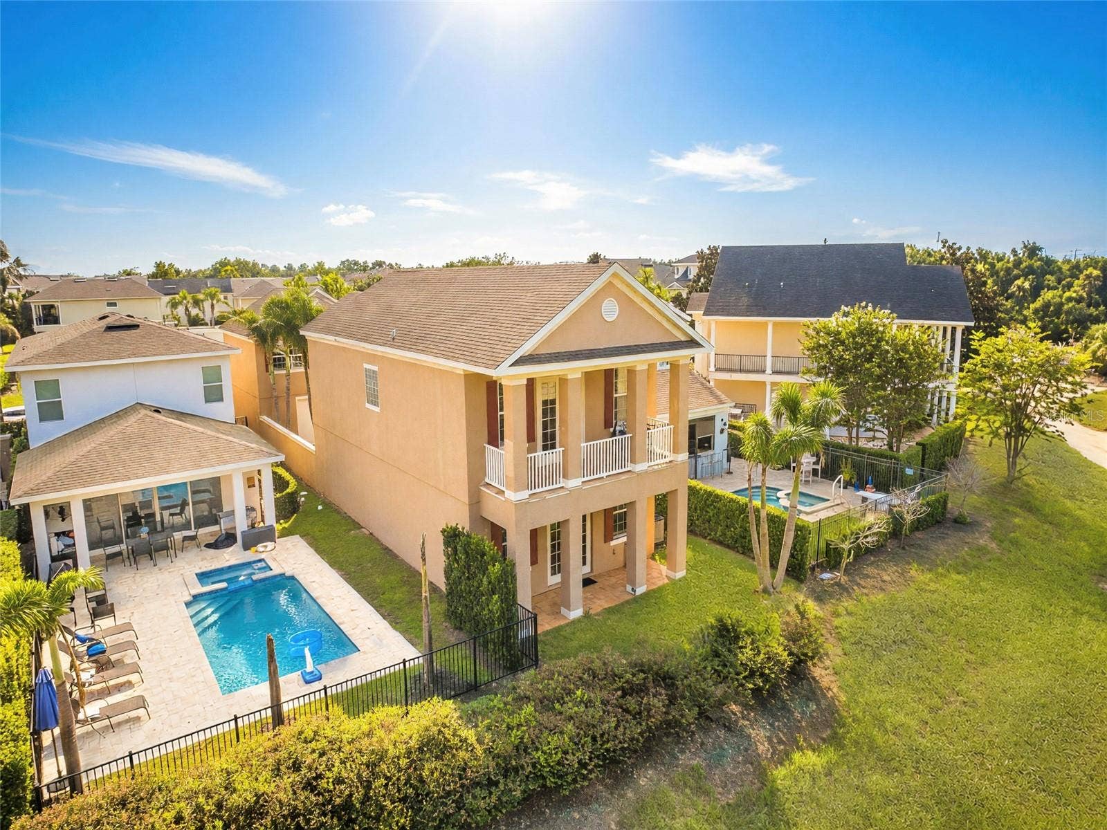 7526 EXCITEMENT DRIVE, Reunion, FL 34747 Golf Course Facing Side