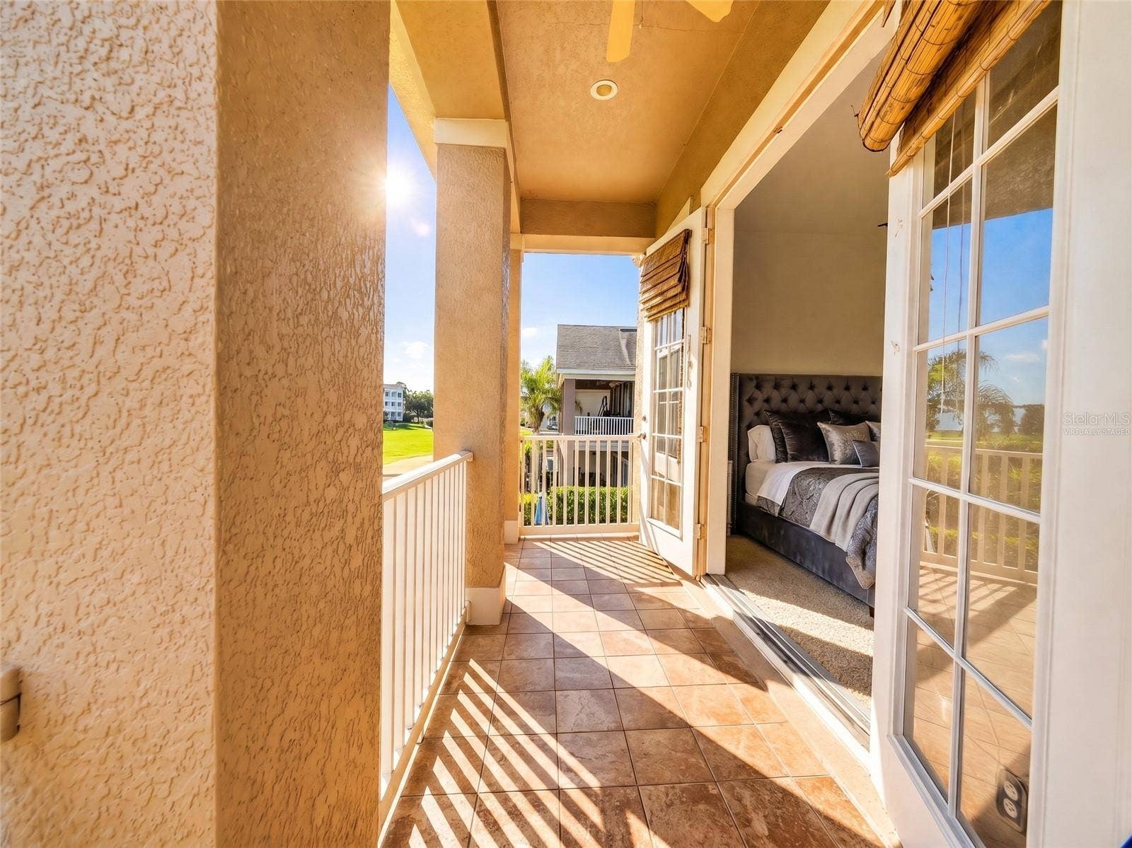 7526 EXCITEMENT DRIVE, Reunion, FL 34747 Balcony of Primary Bedroom Facing The Golf Course-Virtually Staged