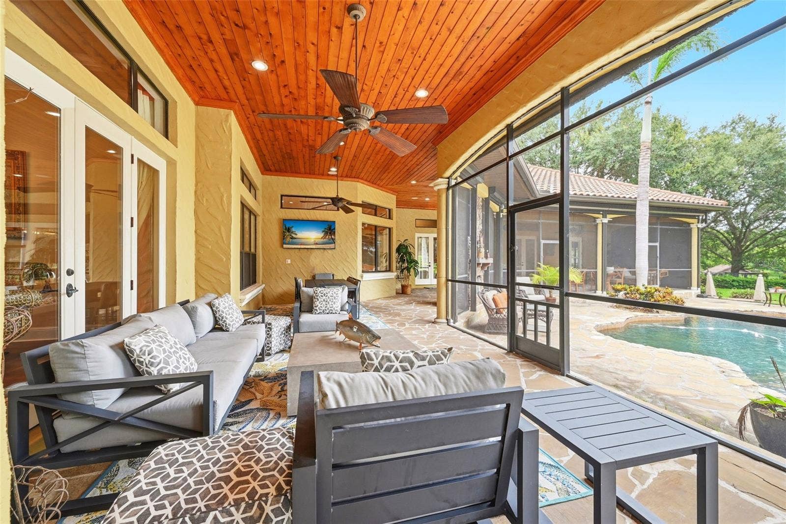 9679 WESTOVER ROBERTS RD, Windermere, FL 34786 Screened In Lanai