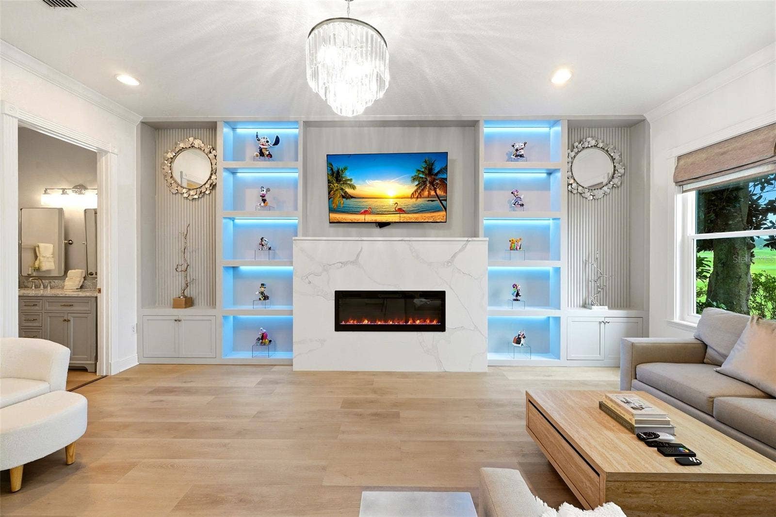 1530 COROLLA COURT, Reunion, FL 34747 All New Custom Shelving and RGB Lighting