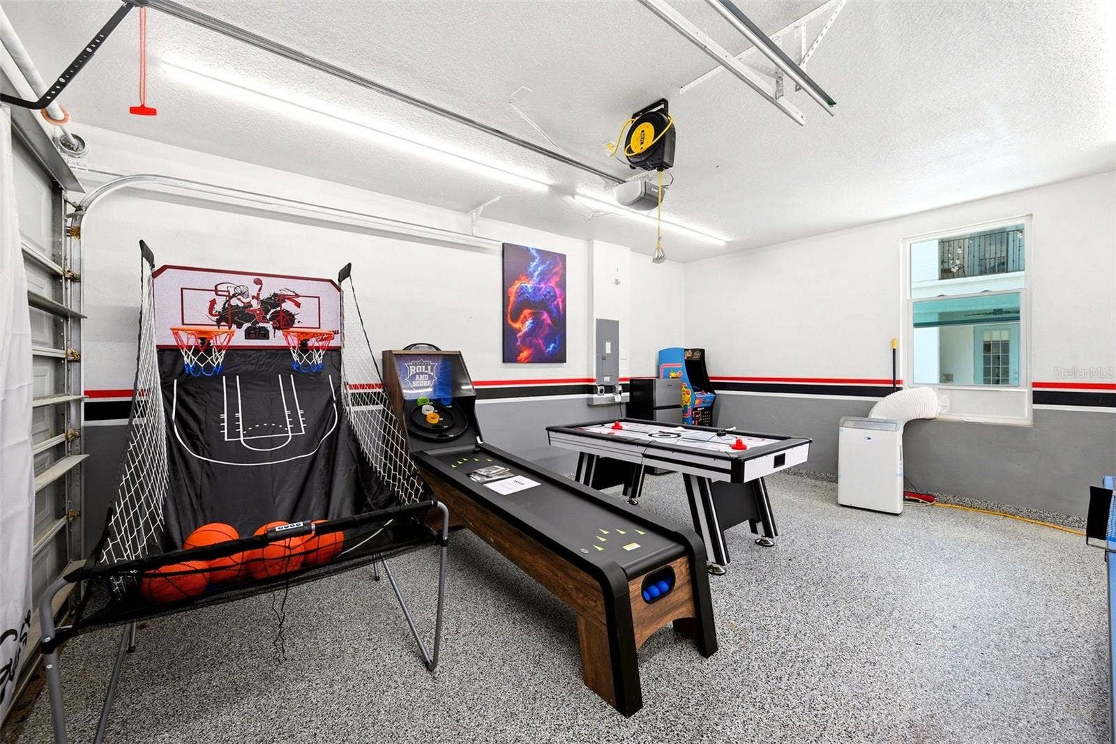 1530 COROLLA COURT, Reunion, FL 34747 Garage Games Room With A/C