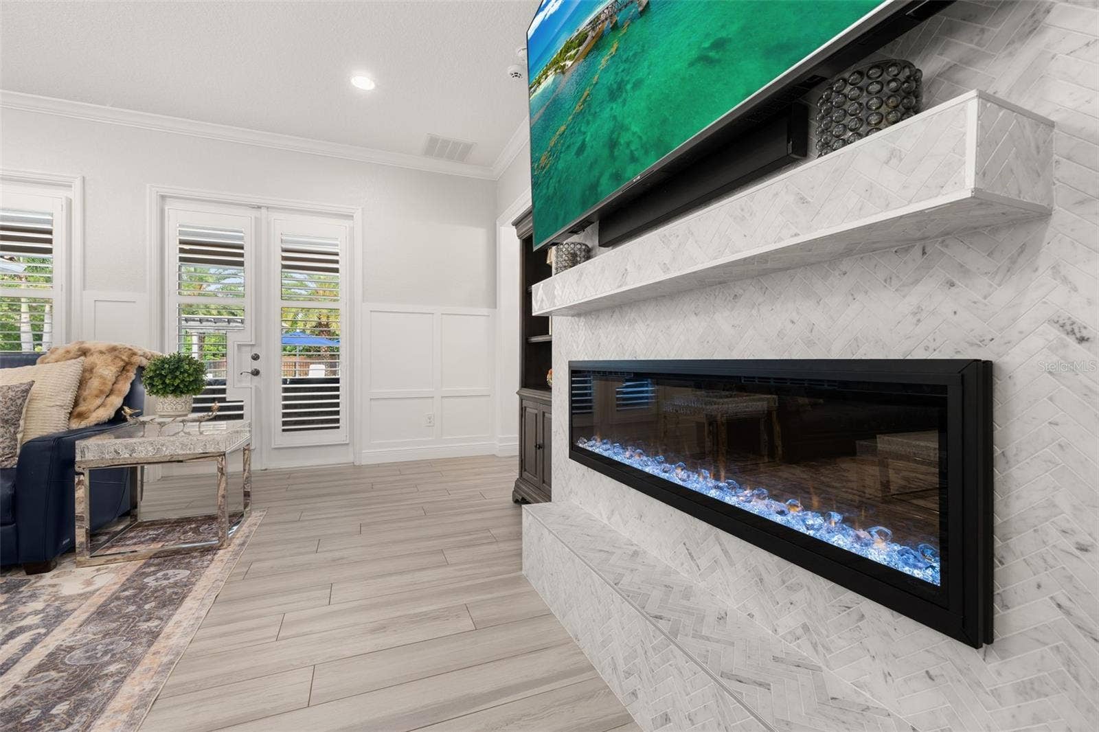 5526 MARLEON DRIVE, Windermere, FL 34786 Custom built fireplace