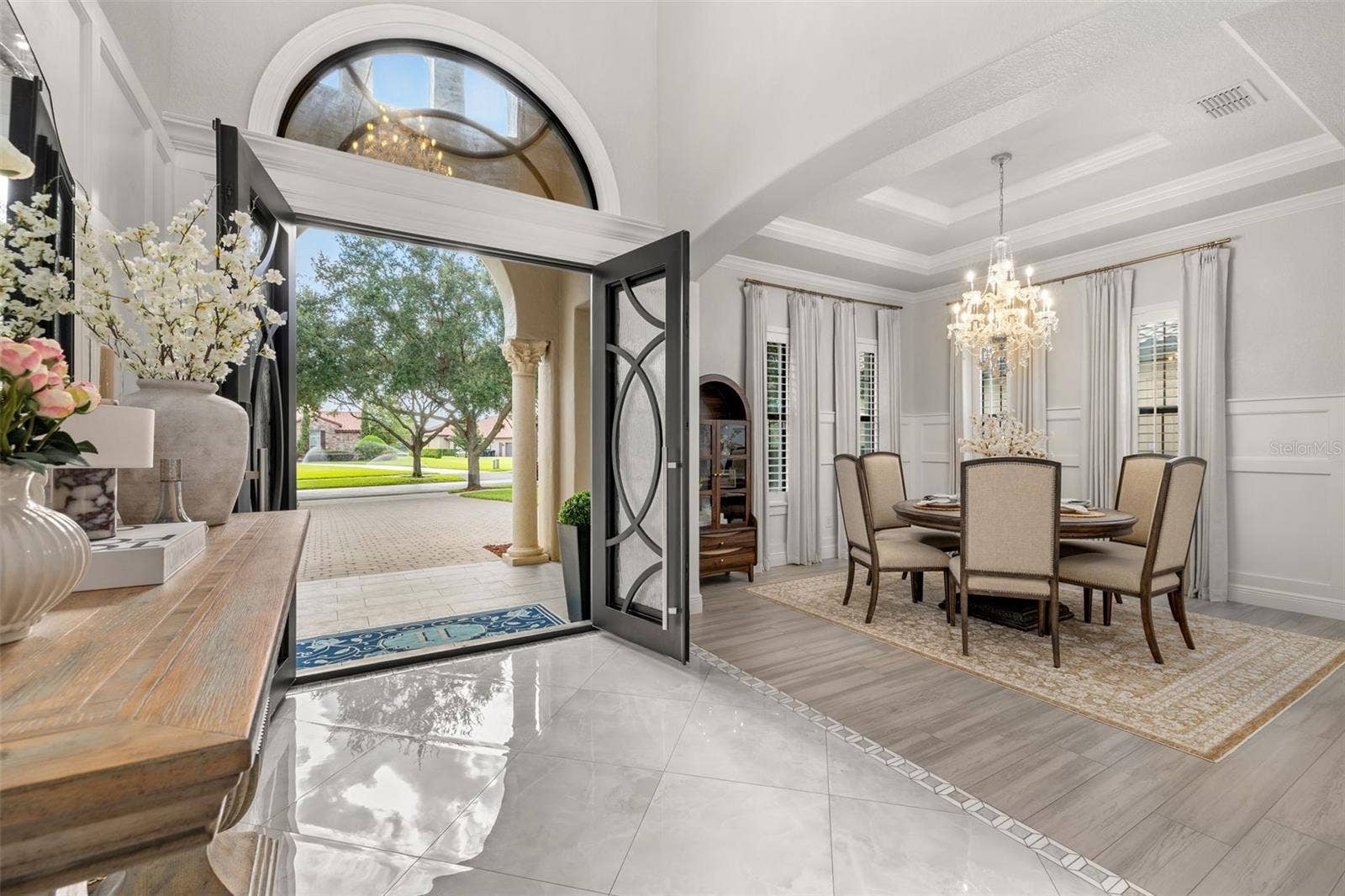 5526 MARLEON DRIVE, Windermere, FL 34786 Twin custom iron front doors