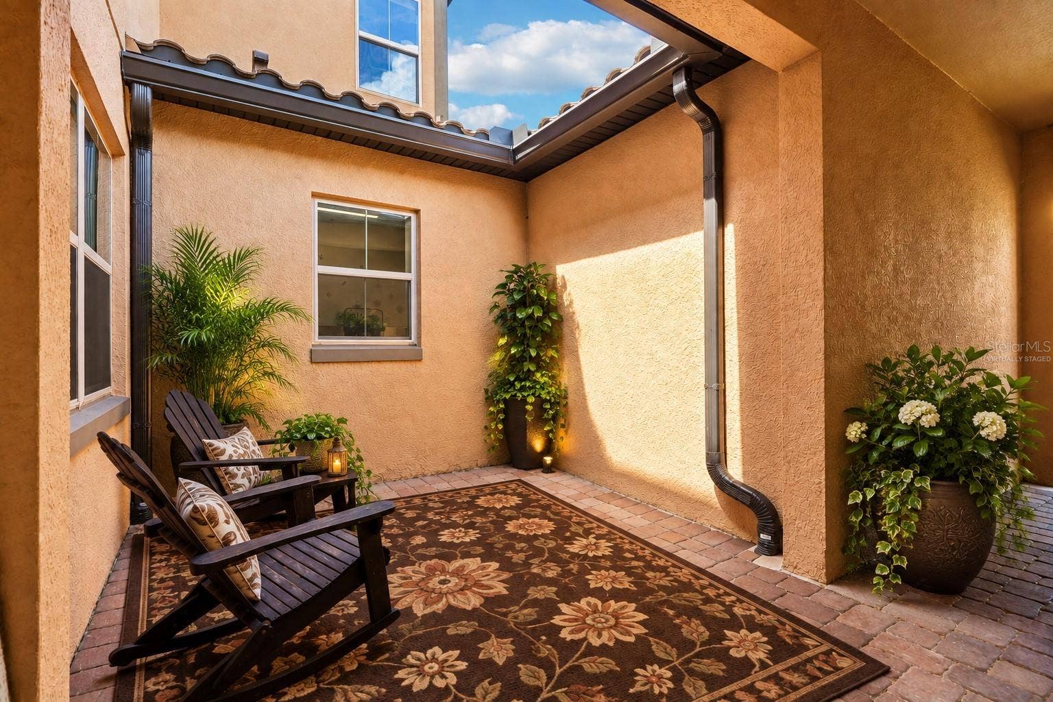 16730 RUSTY ANCHOR ROAD, Winter Garden, FL 34787 Entry Courtyard: Virtually Staged