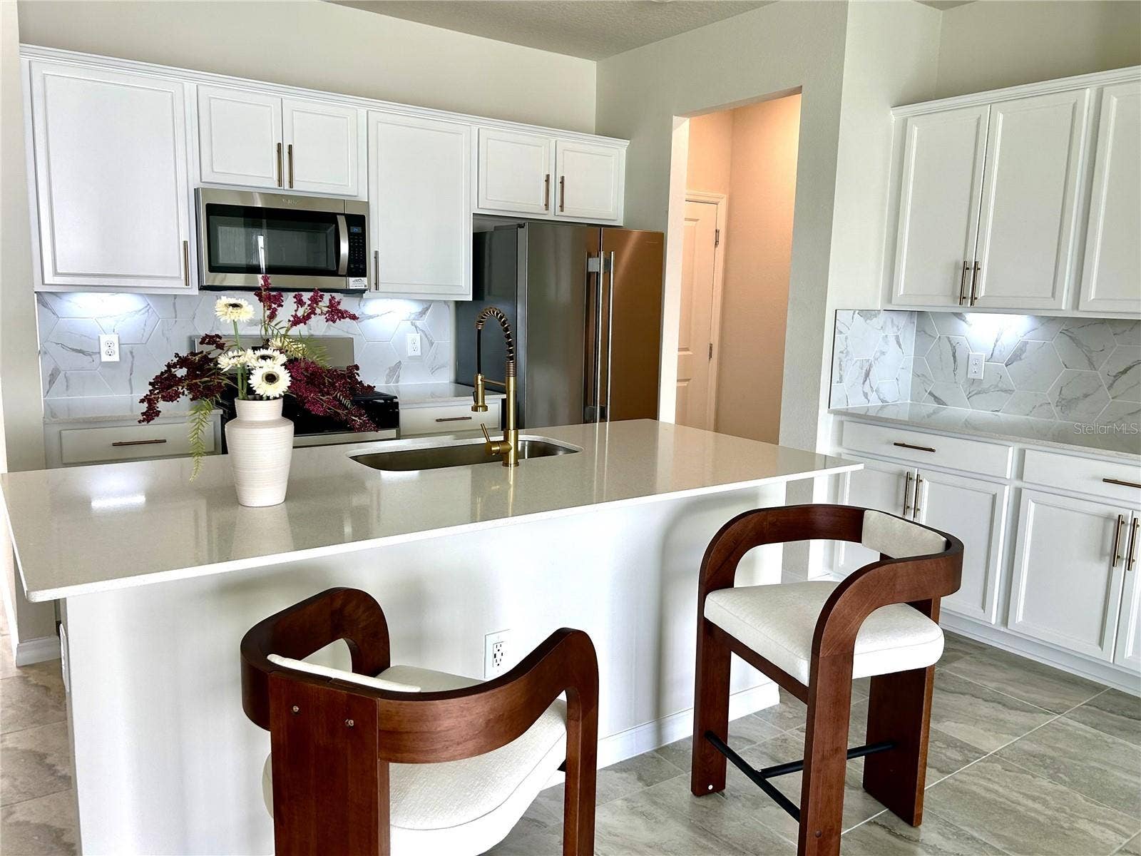 Kitchen  front view