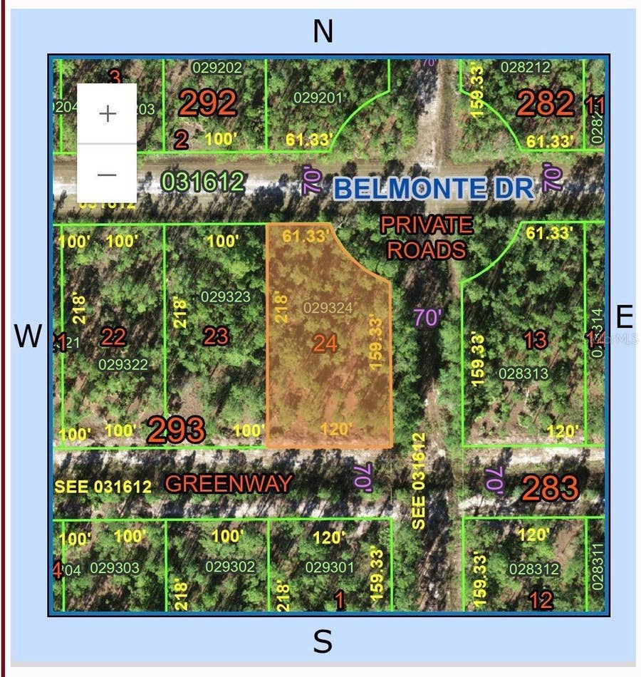 Property photo for 0 BELMONTE DRIVE, Indian Lake Estates, FL
