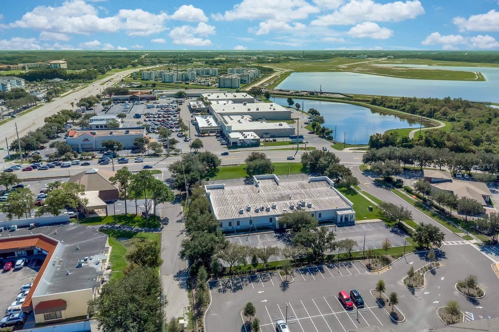 1201 E OAK STREET, Kissimmee, FL 34744 Aerial View / Back of Property