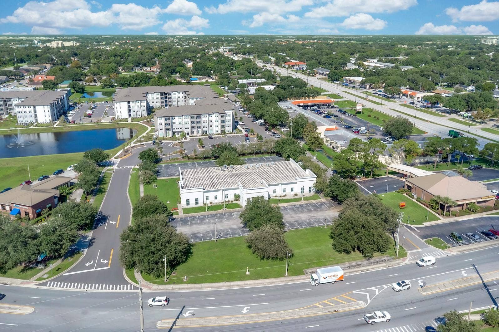 1201 E OAK STREET, Kissimmee, FL 34744 Aerial View / Front of Property