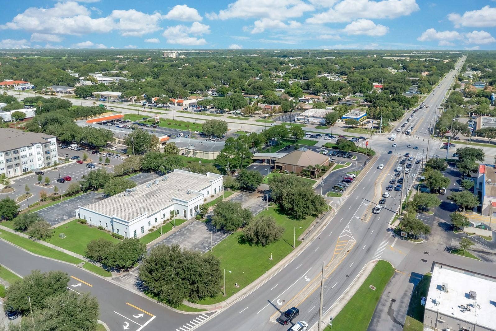 1201 E OAK STREET, Kissimmee, FL 34744 Aerial View / Left Side of Property