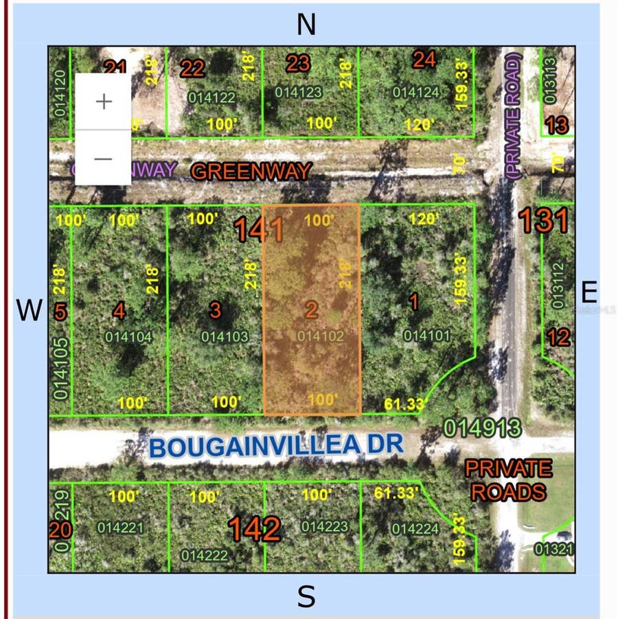 Property photo for 0 BOUGAINVILLE DRIVE, Indian Lake Estates, FL