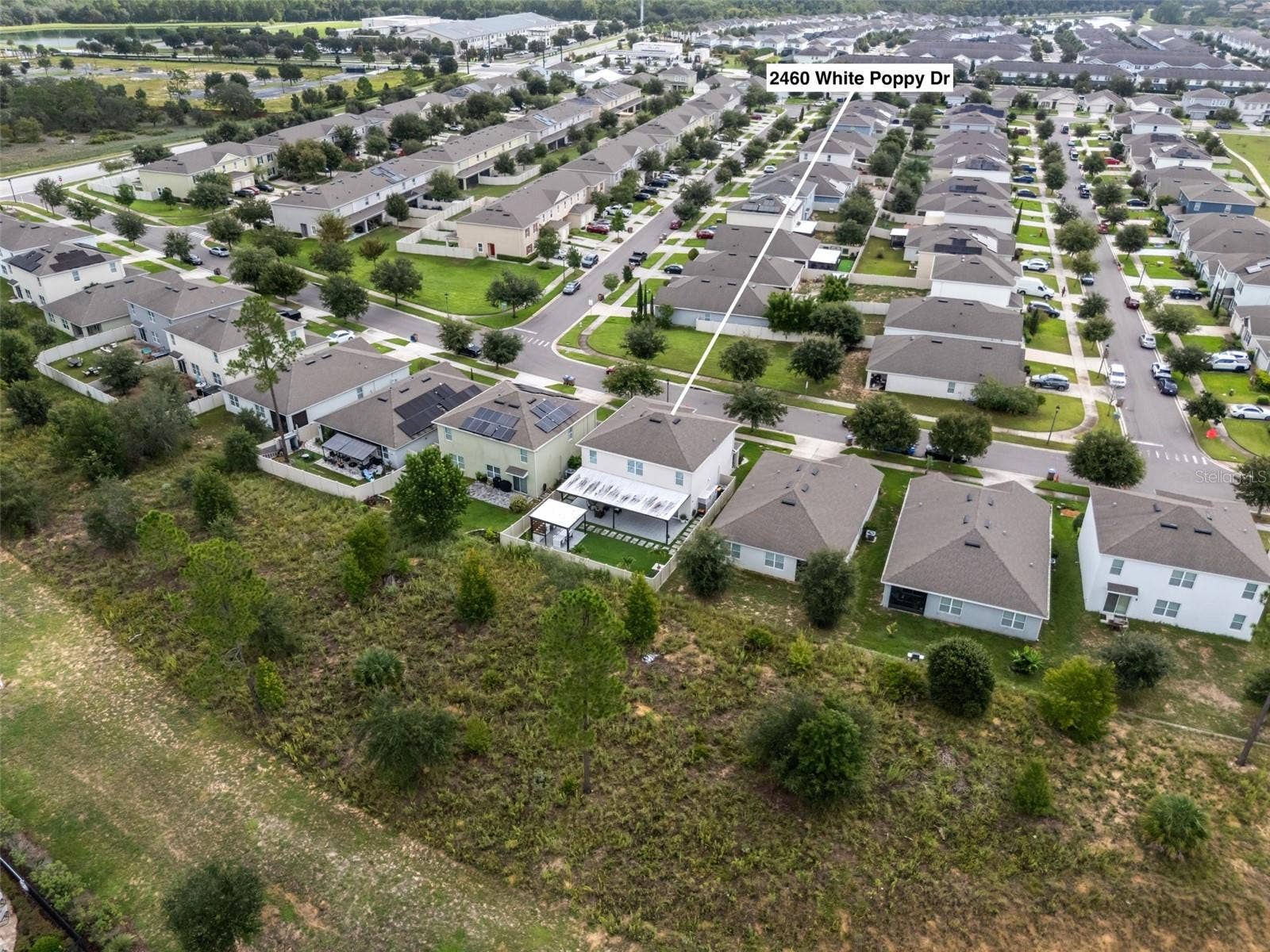 2460 WHITE POPPY DRIVE, Kissimmee, FL 34747 Aerial Back