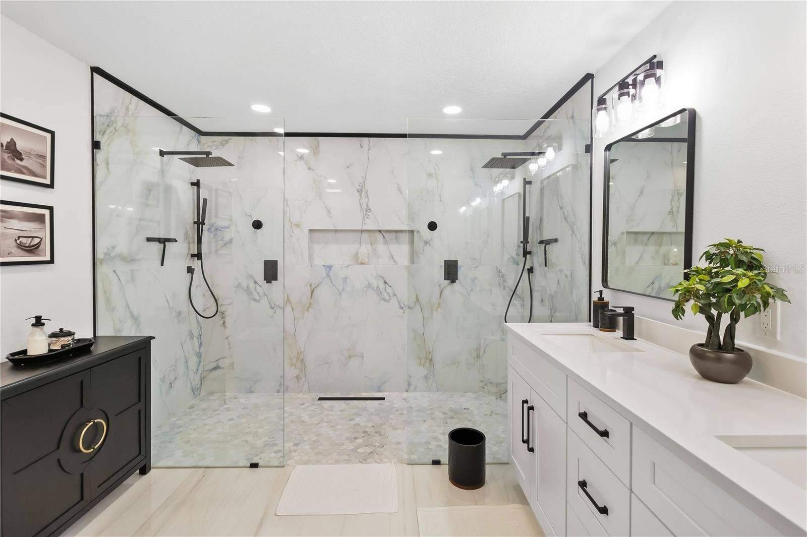 Primary Bathroom with dual shower