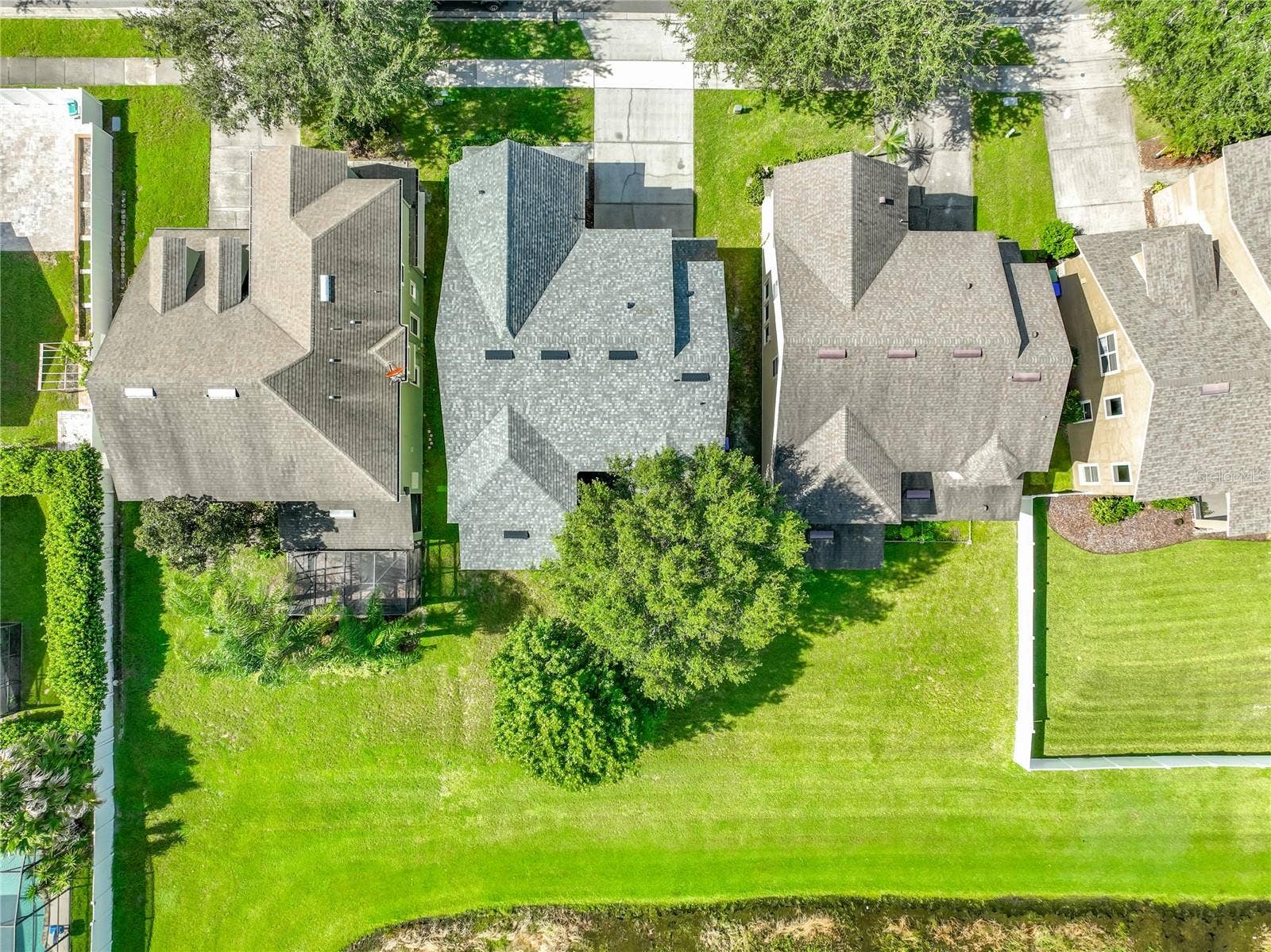 12809 HOLDENBURY LANE, Windermere, FL 34786 Quiet back yard with tree for shade