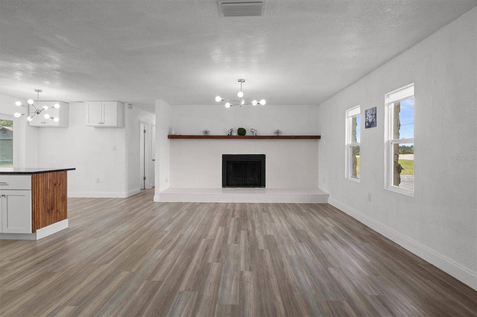 Living Room with fire place