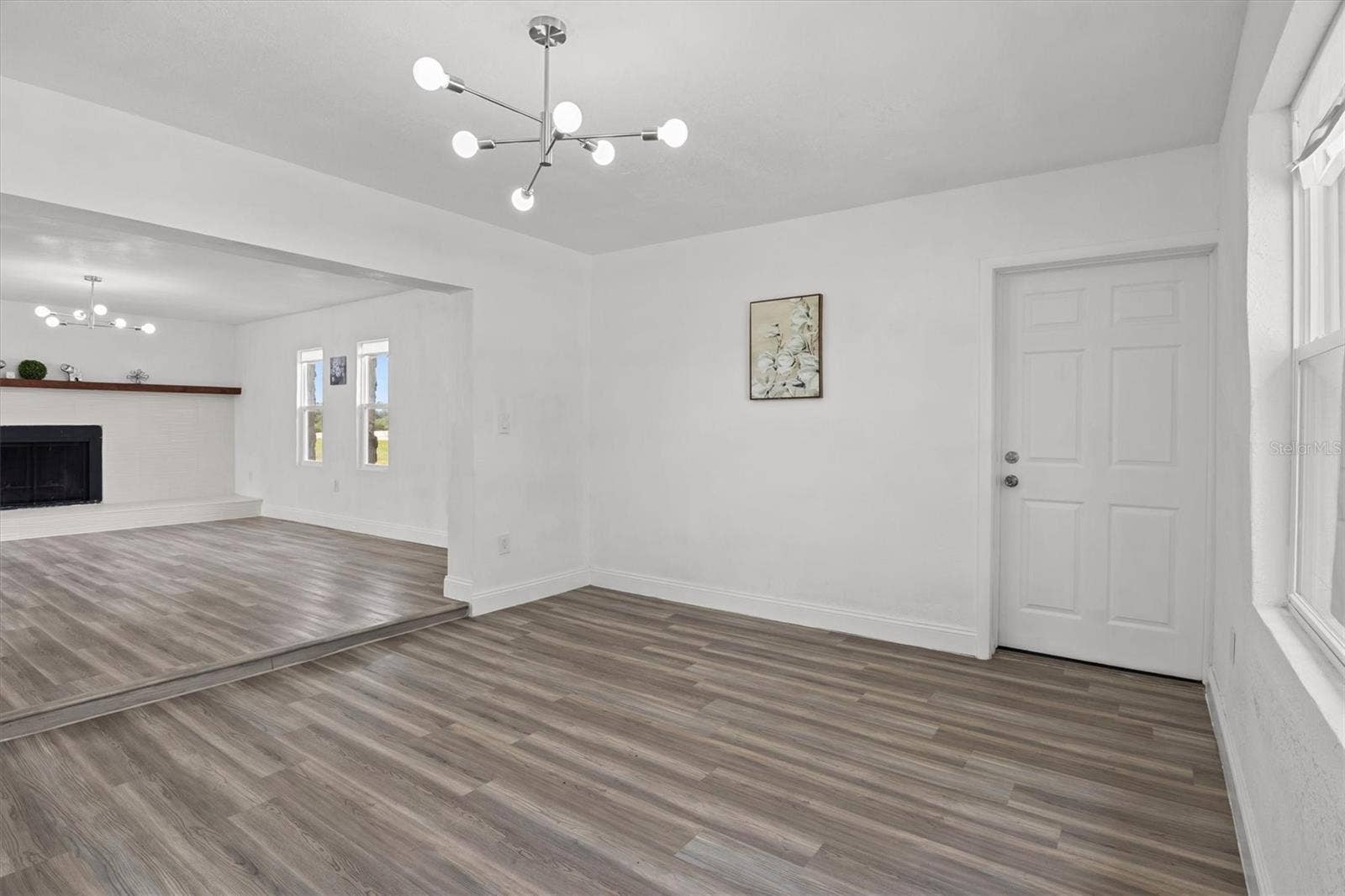 Living Room - Updated with Modern Fixtures Throughout