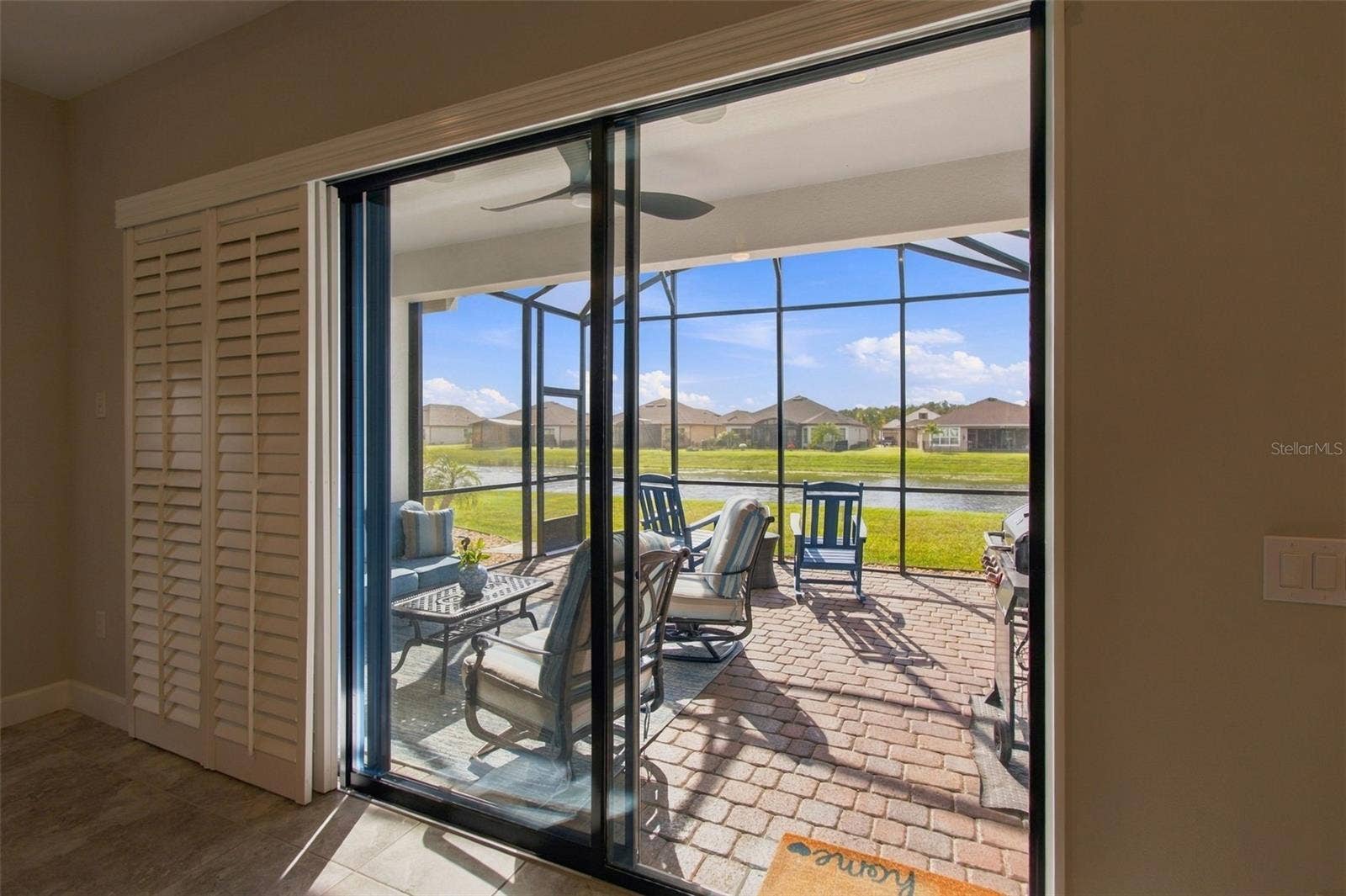 4085 VIA TOLEDO COURT, Poinciana, FL 34759 3 Sliding Glass doors to Lanai