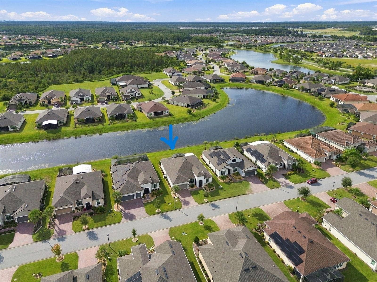 4085 VIA TOLEDO COURT, Poinciana, FL 34759 Aerial POND View