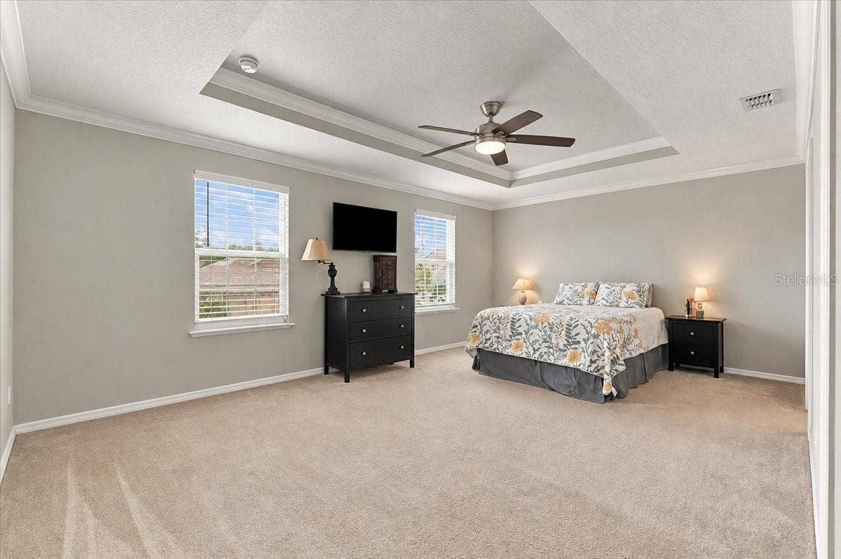 Master Bedroom view from entry hall